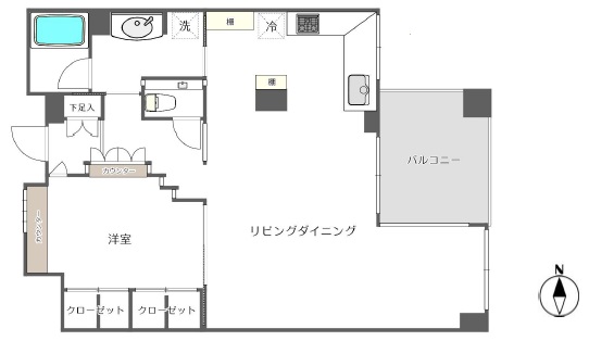 東山S.C.P.203の間取り