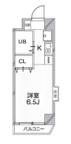 クリスタルグローブ403の間取り
