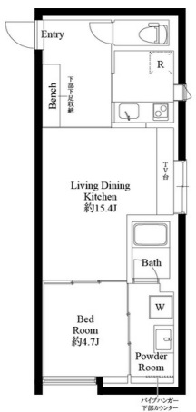 グランパセオ目黒大塚山101の間取り