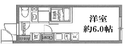 ミレドゥーエ下北沢Ⅰ204の間取り