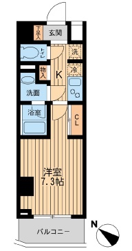 ユニフォート目黒中町106の間取り