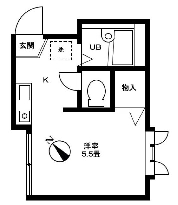 ディアス駒沢203の間取り