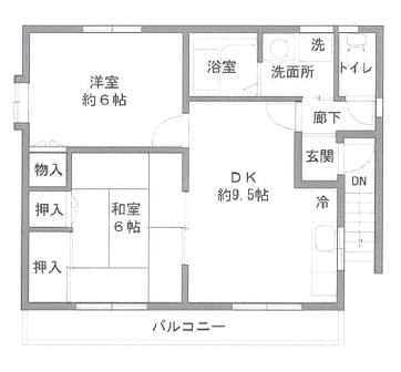 エディット駒沢201の間取り