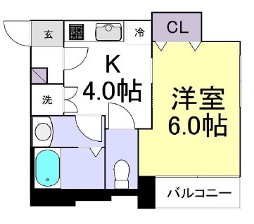 代田サンライズマンション302の間取り