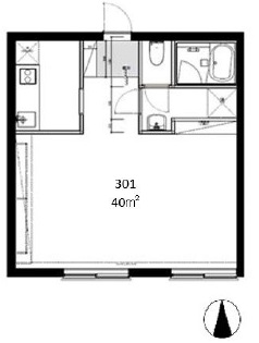 Orbit代沢301の間取り