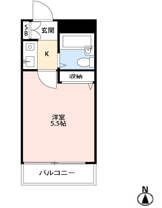 ストークハウス三軒茶屋203の間取り