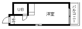 ハイシティ学芸大学203の間取り