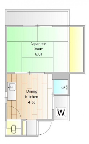 フラット名倉301の間取り