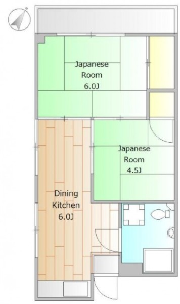 サンバレーハイツ206の間取り