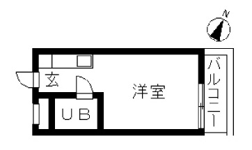 ハイシティ祐天寺202の間取り