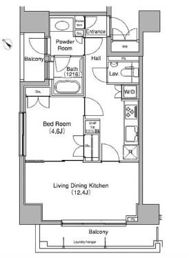 コンフォリア三宿901の間取り