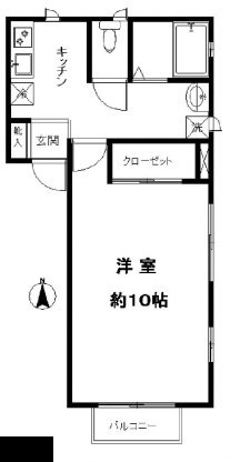 メゾン鷹番202の間取り