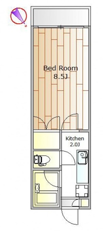 煉瓦の館A-1の間取り