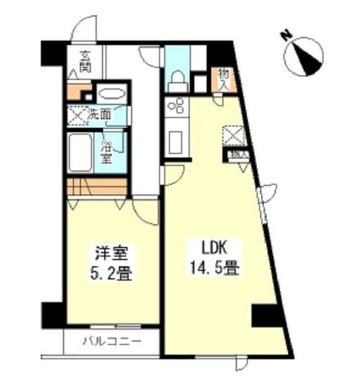 TKフラッツ渋谷1006の間取り