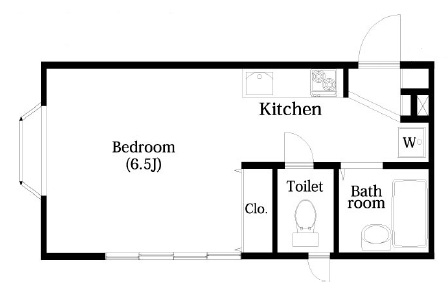 プラチナコート五本木101の間取り