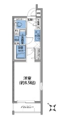 ルネサンスコート三軒茶屋302の間取り