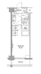 ザ・パークハビオ三軒茶屋テラス304の間取り