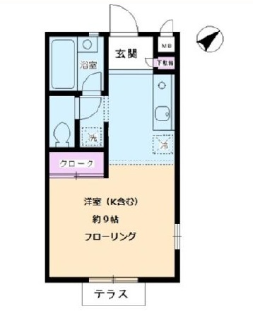 アルコピーノ目黒103の間取り