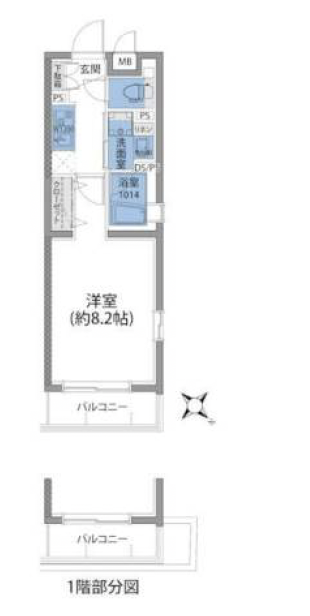 ルネサンスコート三軒茶屋404の間取り