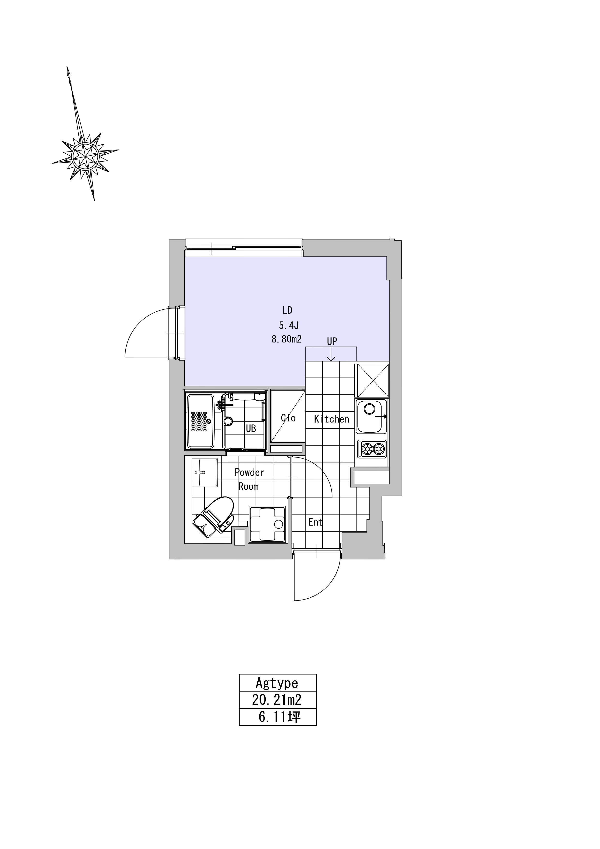 SOU若林101の間取り