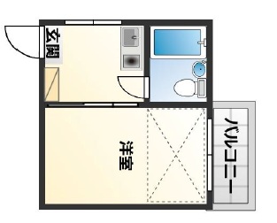 アーバ・ハイツ若林301の間取り