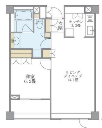 Brillia ist 代々木上原207の間取り