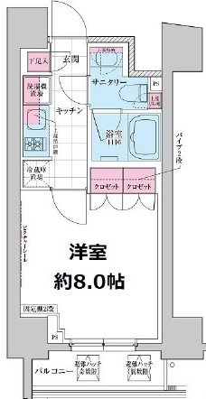 ステラメゾン三軒茶屋1103の間取り