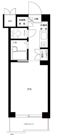 ルーブル世田谷302の間取り