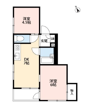 サンハウス祐天寺102の間取り