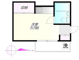 エレガンス三宿301の間取り