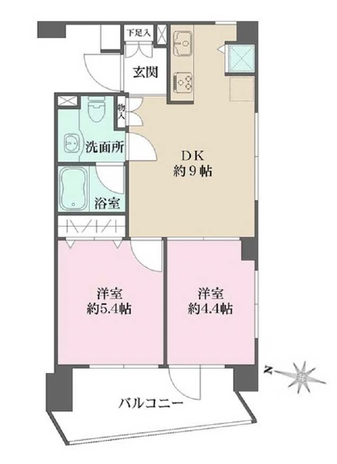 ホームズ自由が丘203の間取り