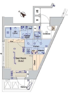 ブライズ駒澤201の間取り