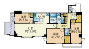 ルフォン学芸大学305の間取り