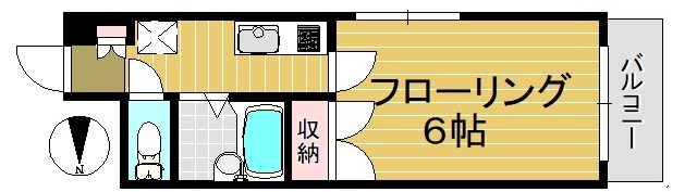 K-SQUARE三茶402の間取り