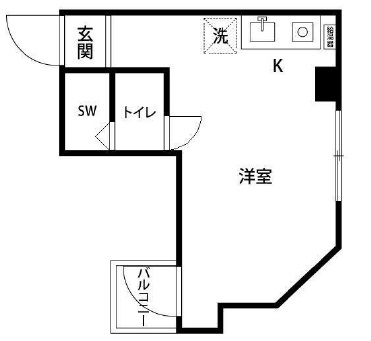 メゾン・ド・オルム601の間取り