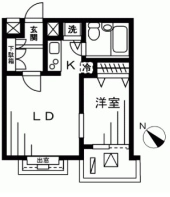 CLUB LANAI MEDITERRANEAN304の間取り