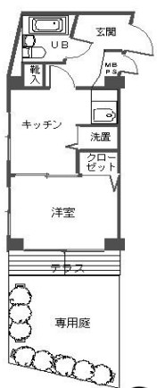 ライオンズマンション太子堂第2111の間取り