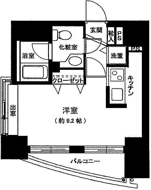 ダイアパレス代官山＿807の間取り