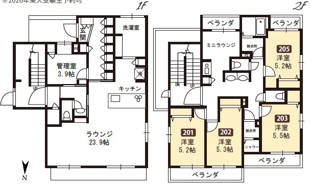 ハイツ下代田203の間取り