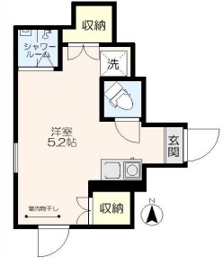 n’Casa　KITAZAWA(エヌカーサ北沢)101の間取り