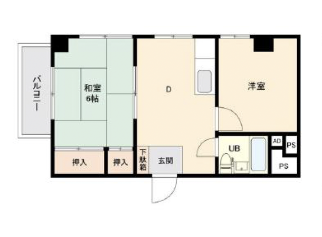 東信松濤マンション0306の間取り
