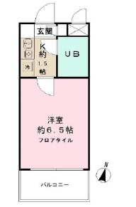 トレンタハウス桜新町401の間取り
