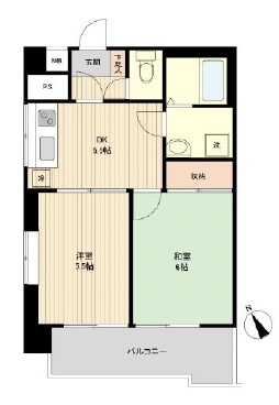 ユーコート上馬801の間取り
