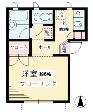 SOLEIL DAIZAWA（ソレイユ ダイザワ）101の間取り
