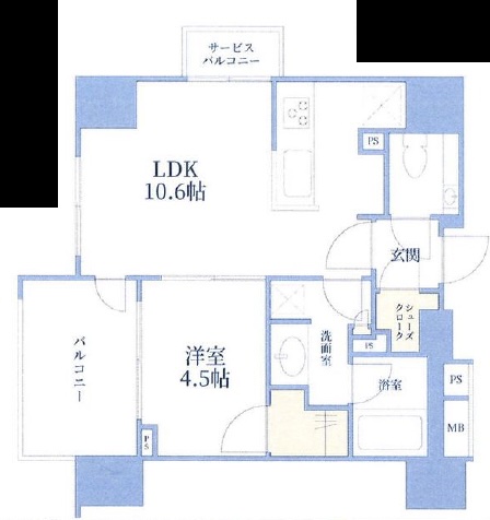 グランスイート渋谷桜丘町1001の間取り
