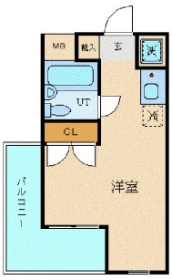 菱和パレス駒場東大前301の間取り