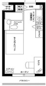 グリーンヒル恵比寿408の間取り
