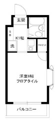 メイプルコート駒沢406の間取り
