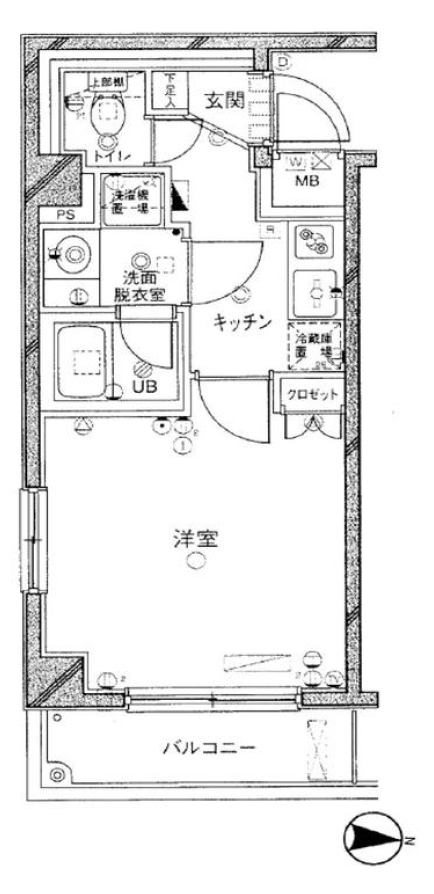 菱和パレス三軒茶屋206の間取り