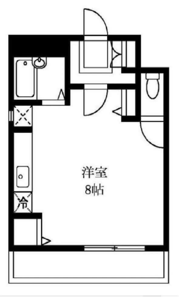 メゾンクボタ402の間取り
